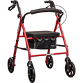 Rollator Aidapt 8" Castor - Red