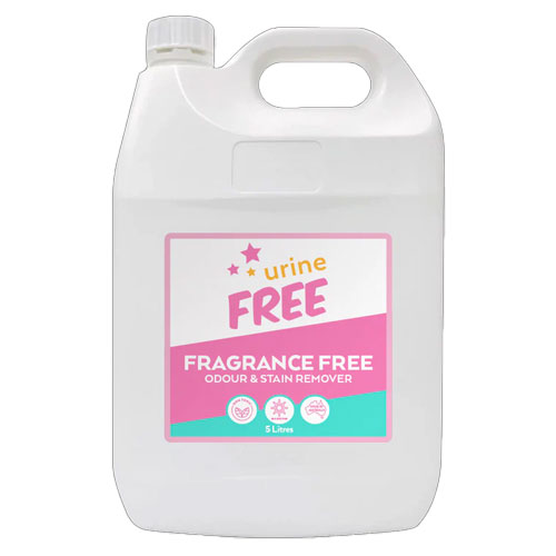Fragrance Free Urine Odour And Stain Remover Large Refill Bottle 5 Litres