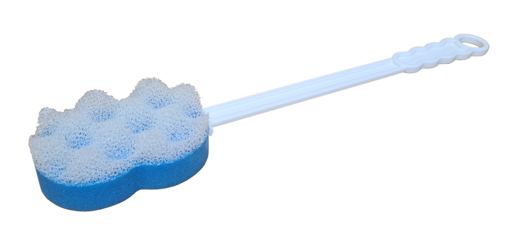 YDL611 2-in-1 LONG HANDLE BATH SPONGE