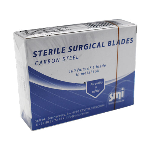 SMI Surgical Blades Sterile N° 24 Box/100