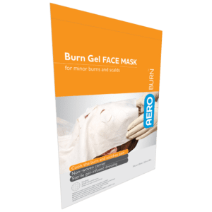 aeroburn burn gel face mask 30 x 40cm