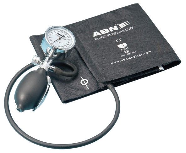 abn aneroid sphygmomanometer palm held