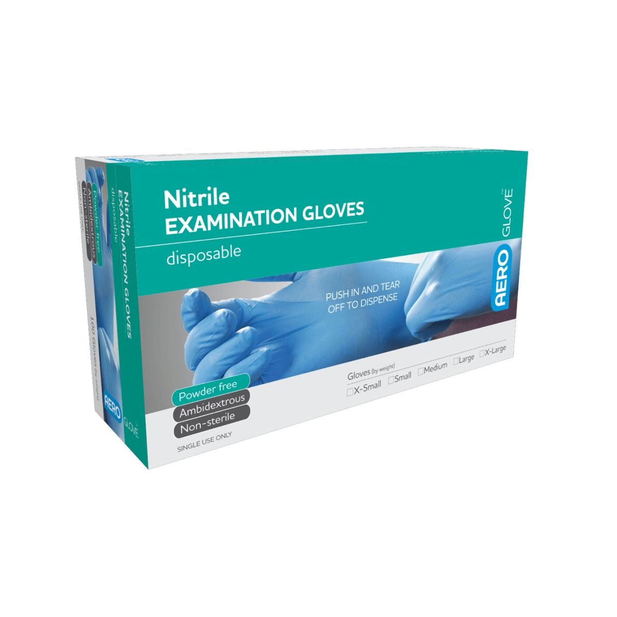 aeroglove nitrile powder-free gloves