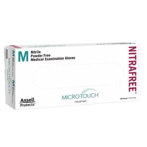 Micro-Touch® NitraFree Pink Examination Gloves  (XL) - Box/100