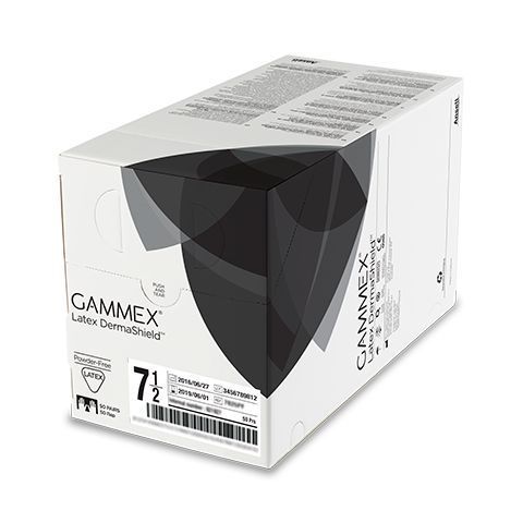 ansell gammex latex dermashield powder-free surgical gloves