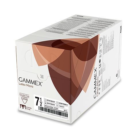 ansell gammex latex micro powder-free surgical gloves with polymer lining