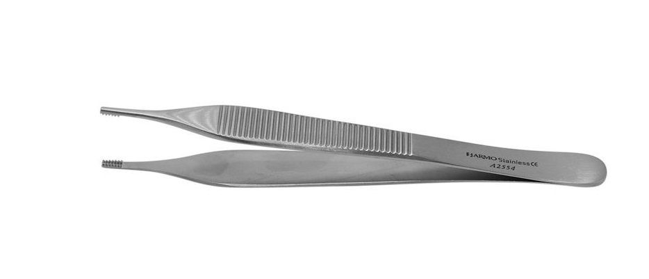 armo adson brown tissue forceps / 12cm