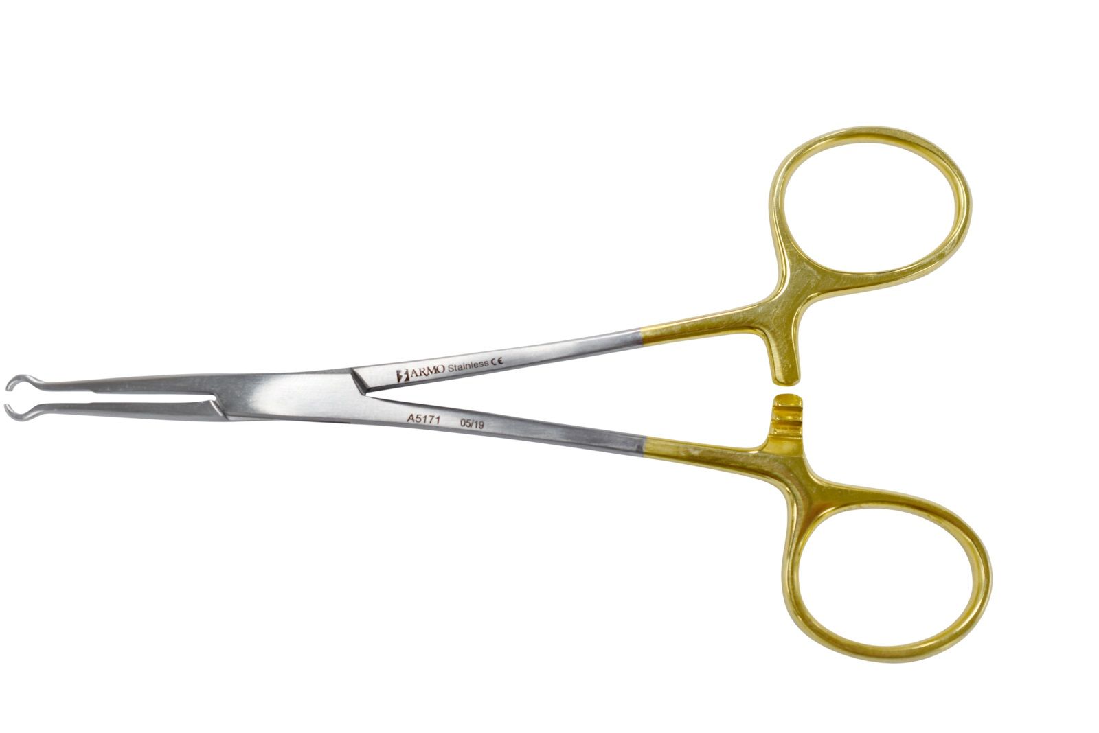armo vasectomy towel clamp 3mm tip / 14cm / each