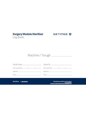 MEDITRAX Surgery Module Sterilizer Log Book