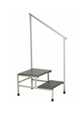 STEP STOOL DOUBLE WITH HAND RAIL