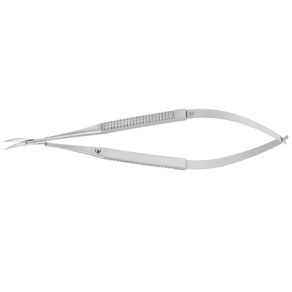 b braun micro scissors / curved / 160mm / 6.25in / each