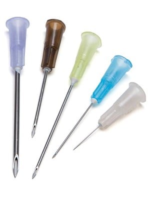 BD PrecisionGlide Hypodermic Needles 21Gx38mm - Box/100