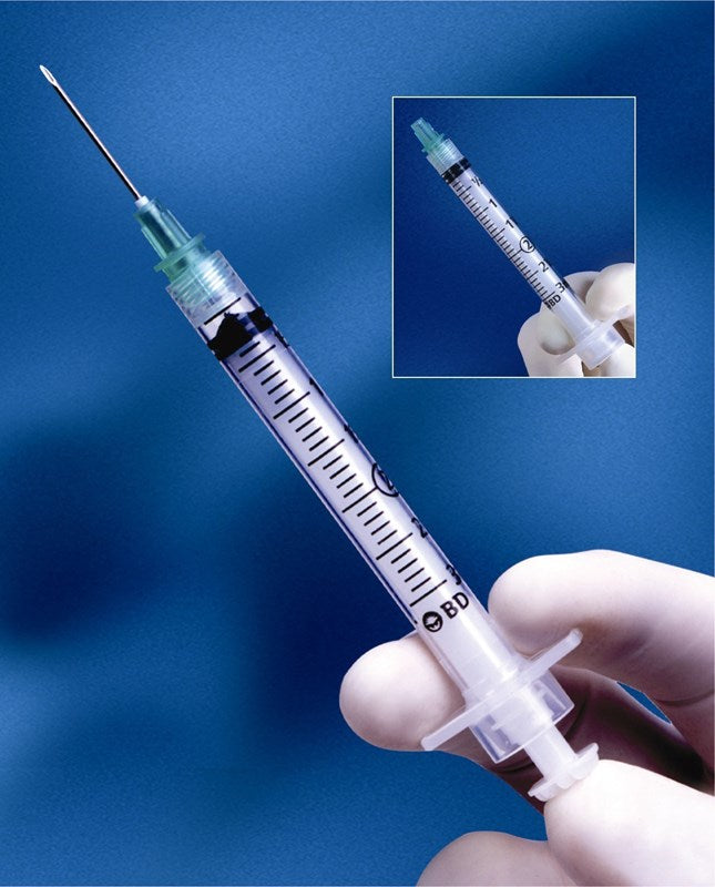 BD Integra™ Retracting Syringe 3mL  25Gx25mm - Pkt/10