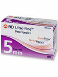 Ultra-Fine Pen Needles 31Gx5mm - Box/100