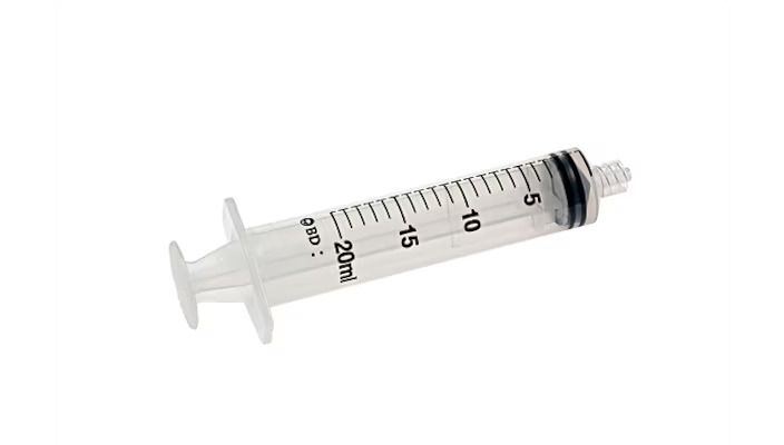 bd syringe lock-tip 20ml / box of 120