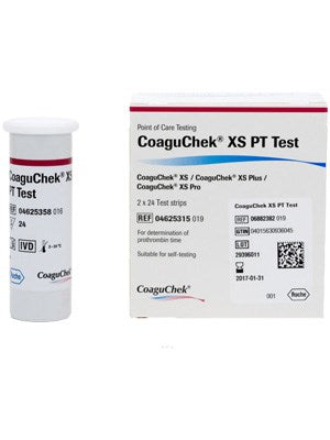 CoaguChek XS PT Test 2×24 Strips