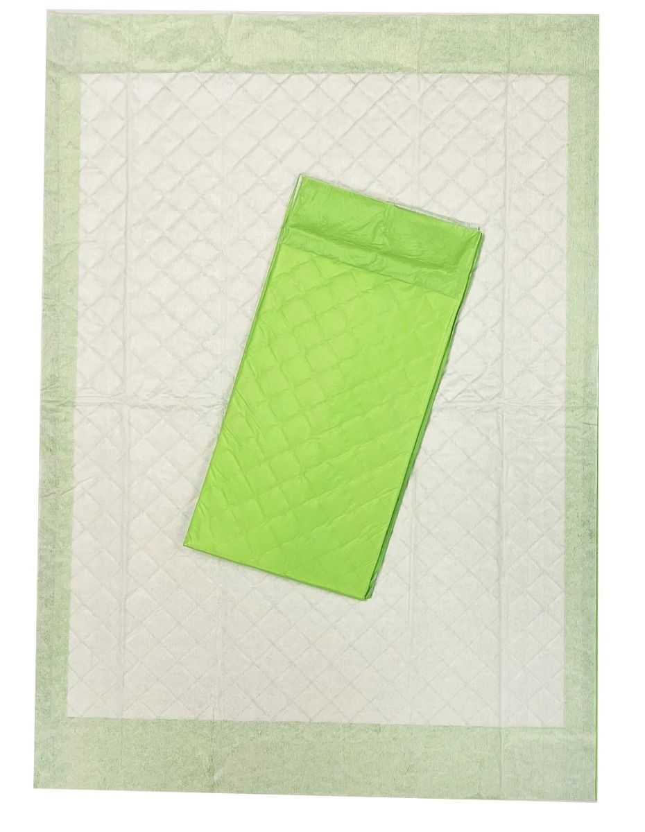 haines underpad greeny compostable / 60 x 40cm / 5ply / box of 250