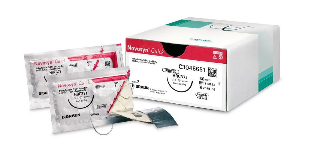 b braun novosyn quick absorbable sutures