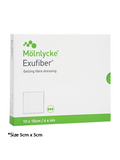 Exufiber Ag+ Antimicrobial Gelling Fibre Dressing 5x5cm – Box/10
