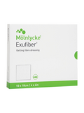 Exufiber® Ag+ Sterile Gelling Fibre Dressing, 10x10cm - Box/10
