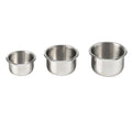 galleypot stainless steel bowls