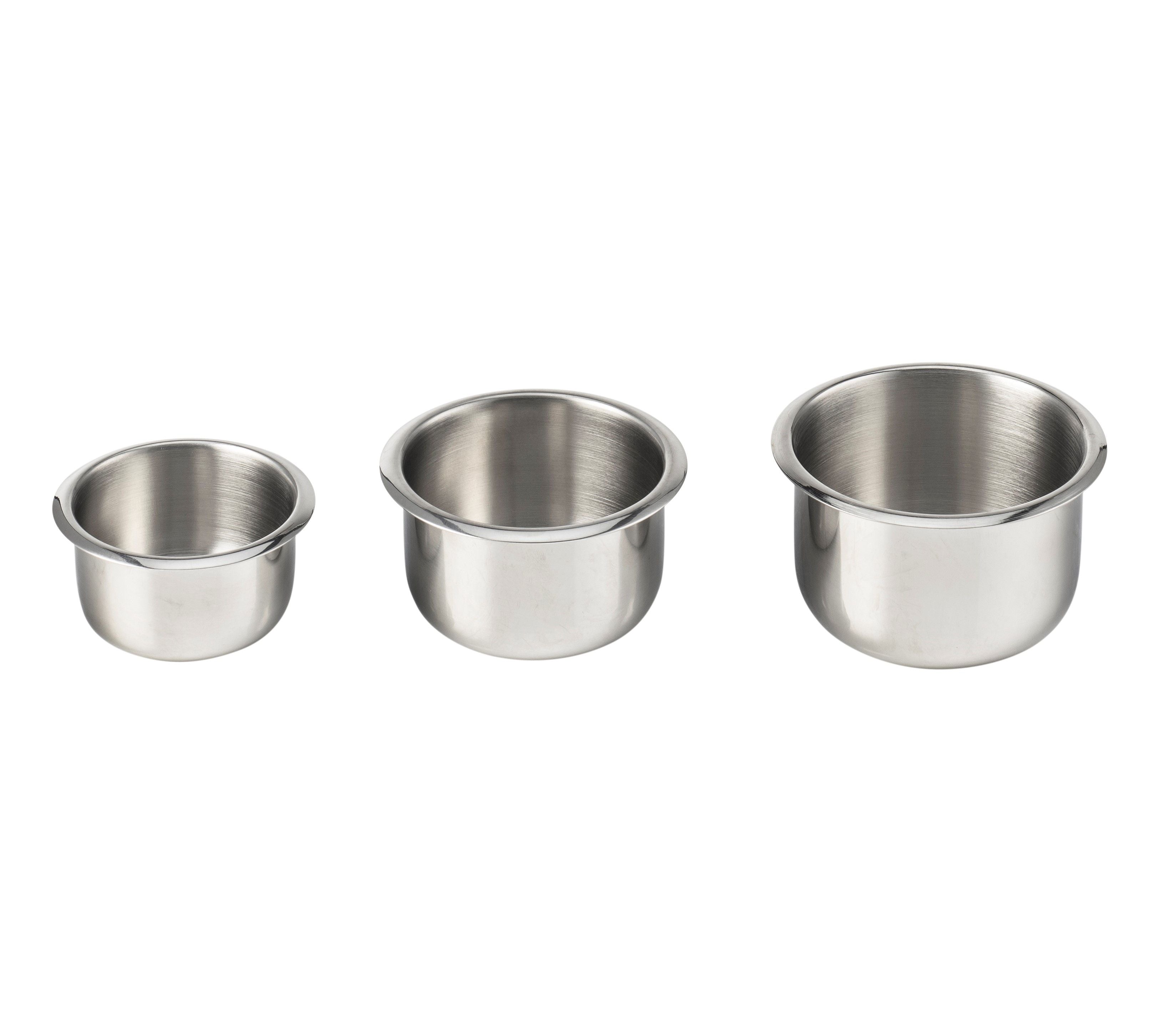 galleypot stainless steel bowls