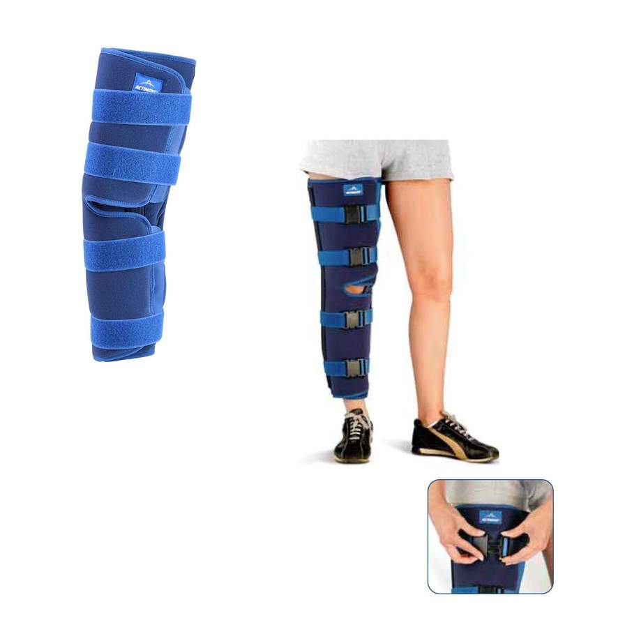 Actimove Eco Knee Immobiliser Pediatric 30cm Blue