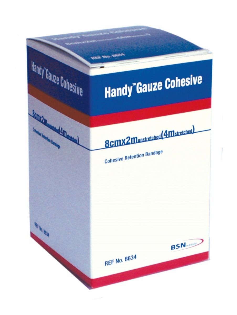 handygauze cohesive retention bandage