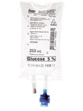 Baxter Glucose Injection BP Bag Sterile 5% 250mL - Bag/1