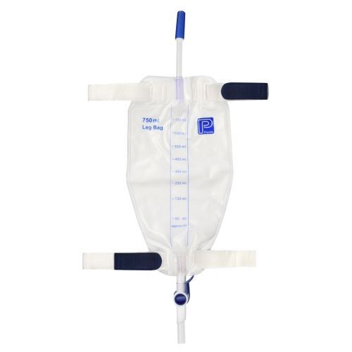 premier leg bag / sterile / 750ml / 10cm v/strp / each