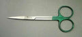 SCISSORS IRIS 11.5cm GREEN HANDLE - Box/10