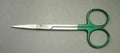 IRIS SCISSORS CURVED GREEN 11cm - Box/10