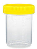 SPECIMEN JARS 120ML YELLOW CAP - Ctn/150