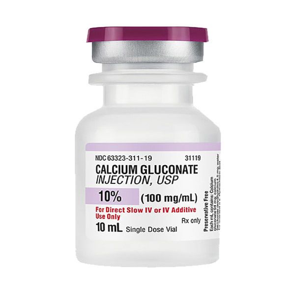 calcium gluconate / 10% 10ml / box 10