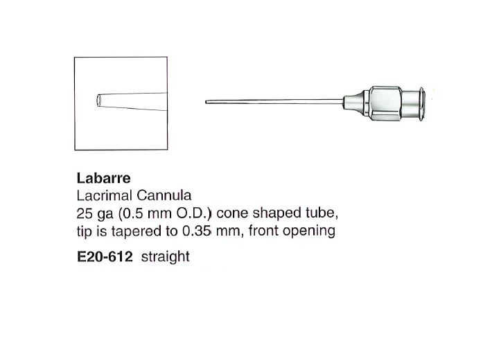 lacrimal cann.str front port / 25g / each