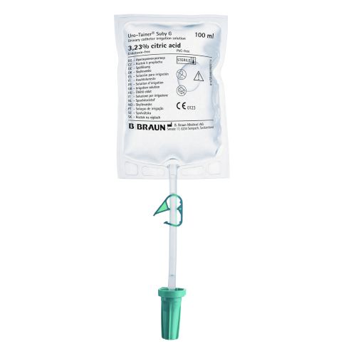 b braun catheter irrigation uro-tainer suby g (ctn10)