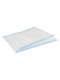 Underpads Absorbent, Med-Con 5 Ply 1/2 Size, White/Blue