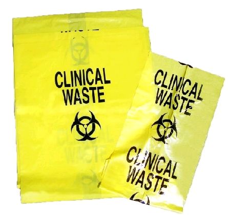 clinical waste bin liner / 100 litre