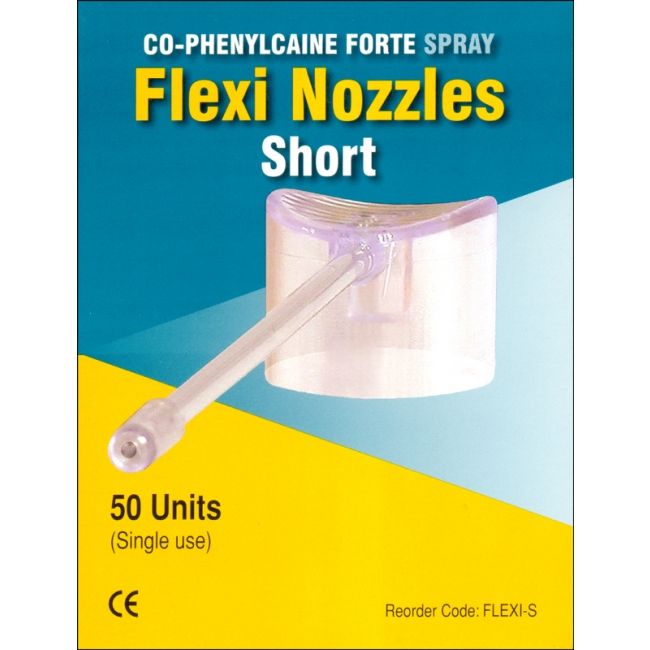 cophenylcaine forte flexi nozzles / short / 100mm / box of 50