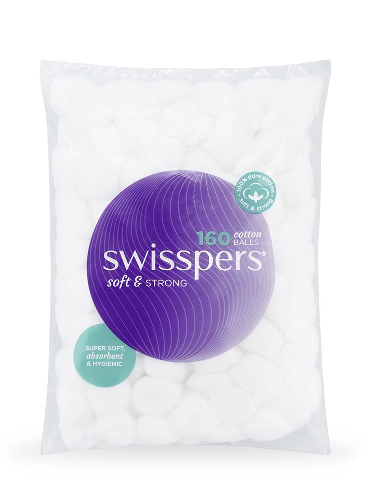 cotton balls swisspers / pack of 160