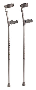 Ergonomic Handle Elbow Crutches - Standard