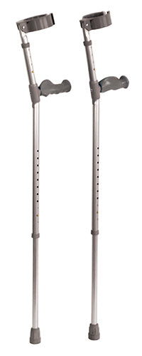 Ergonomic Handle Elbow Crutches - Tall
