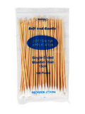 Cotton Tips Applicator, Single Ended Wooden Stem 15cm - Pkt/100