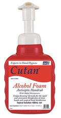 cutan foam hand sanitiser / 400ml / pump / bottle