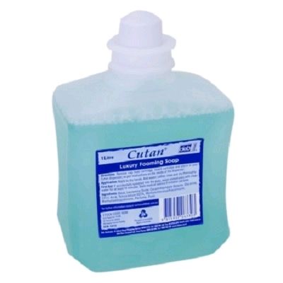 cutan foaming hand soap wash 1l cartridge / each