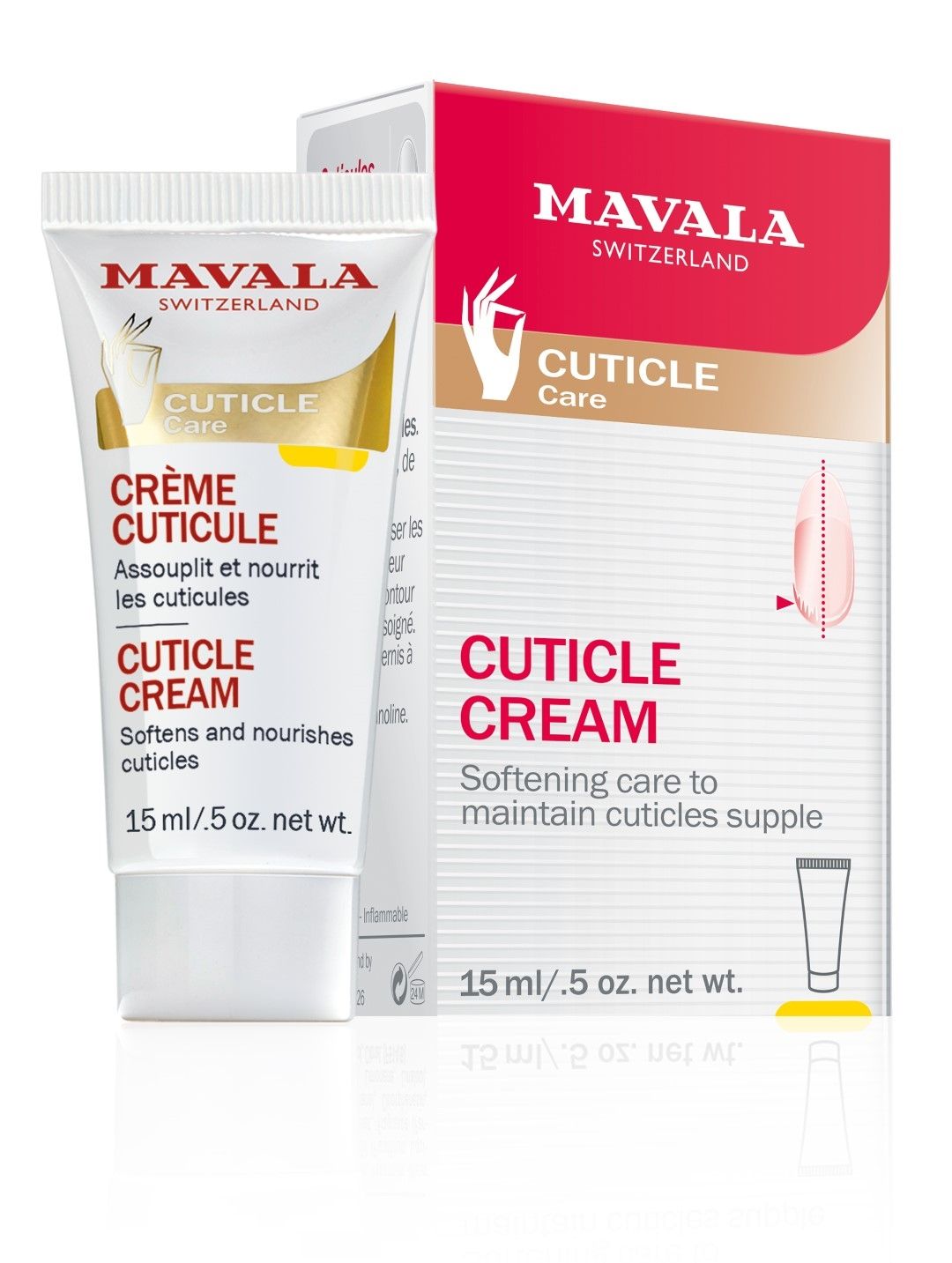 mavala cuticle cream / 15ml tube