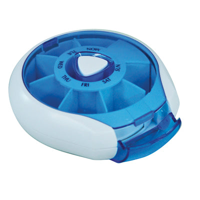 Compact Pill Dispenser - Blue