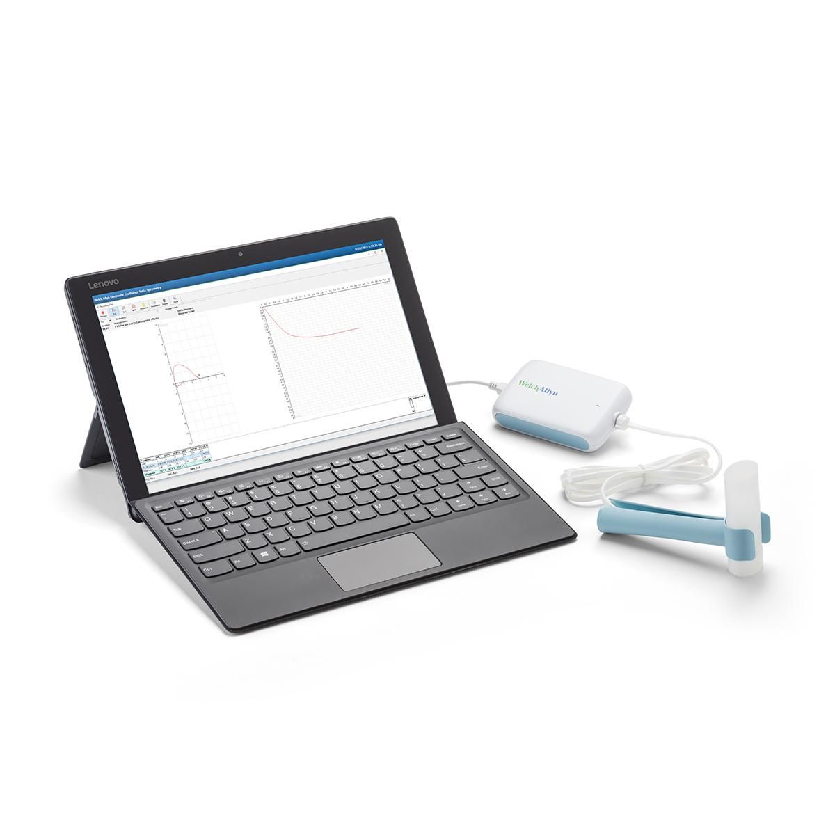 welch allyn cardiology suite spirometry with calibration syringe