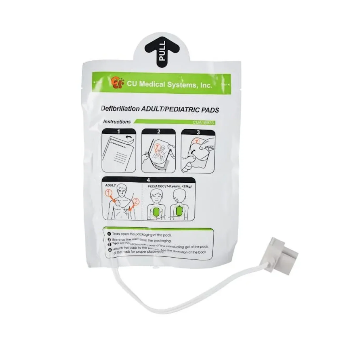 defib pads for cu-sp1 & cu-sp2 / adult/paediatric pads
