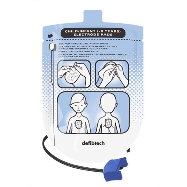 defibtech defibrillator pads / paediatric size / each